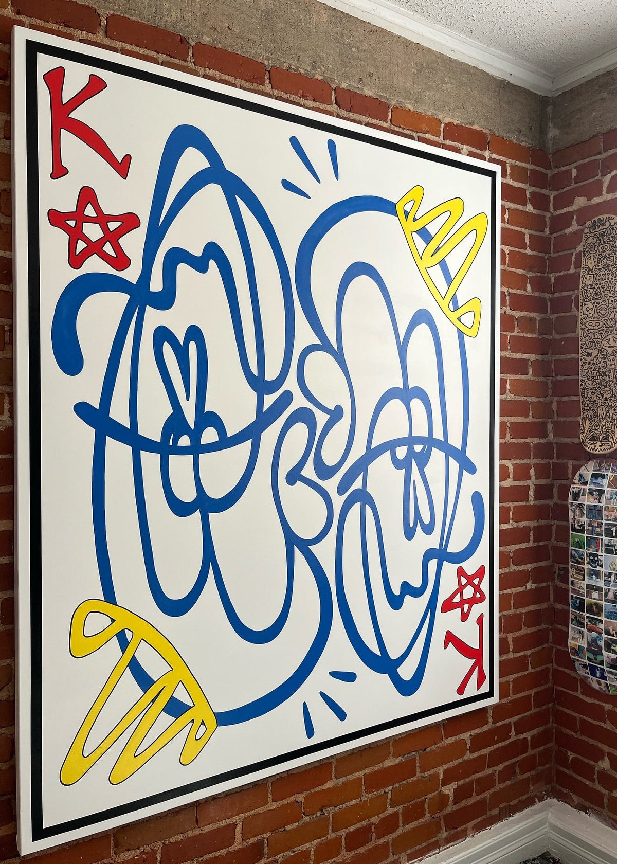 King of Stars is 72"x 60"